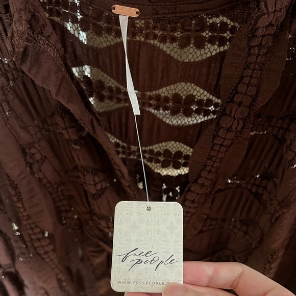 Free People Distressed Lace Top 40% off - Picture 7 of 7